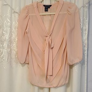 Flush pink blouse